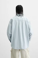 EMBROIDERED STRIPED SHIRT