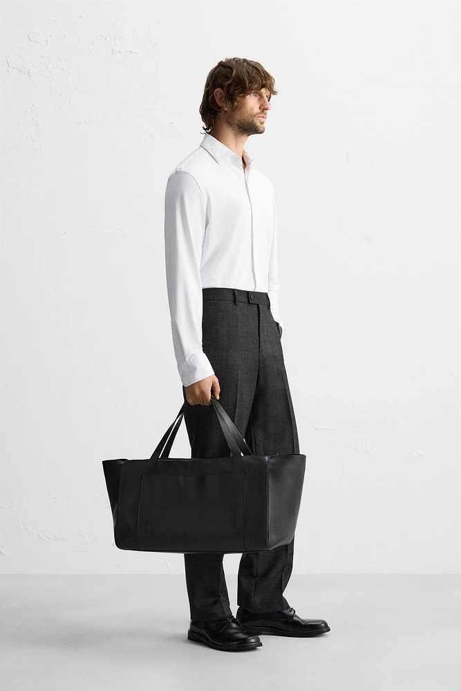 CHEMISE ÉLASTIQUE TEXTURÉE