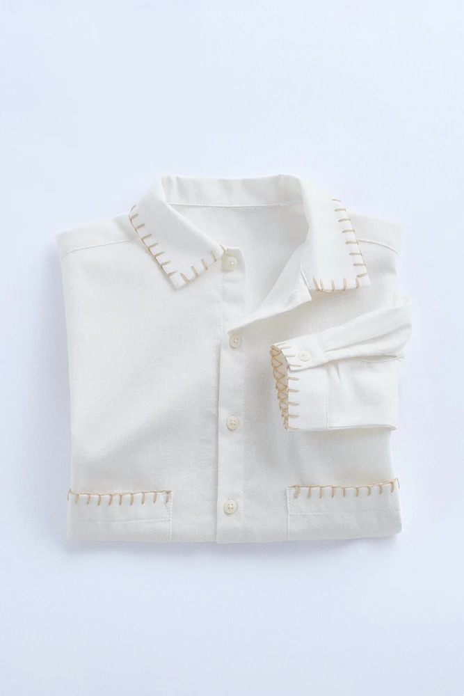 ZARA TIMELESS - CHEMISE SURPIQÛRES