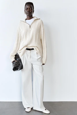 WIDE LEG PANTS WITH DARTS