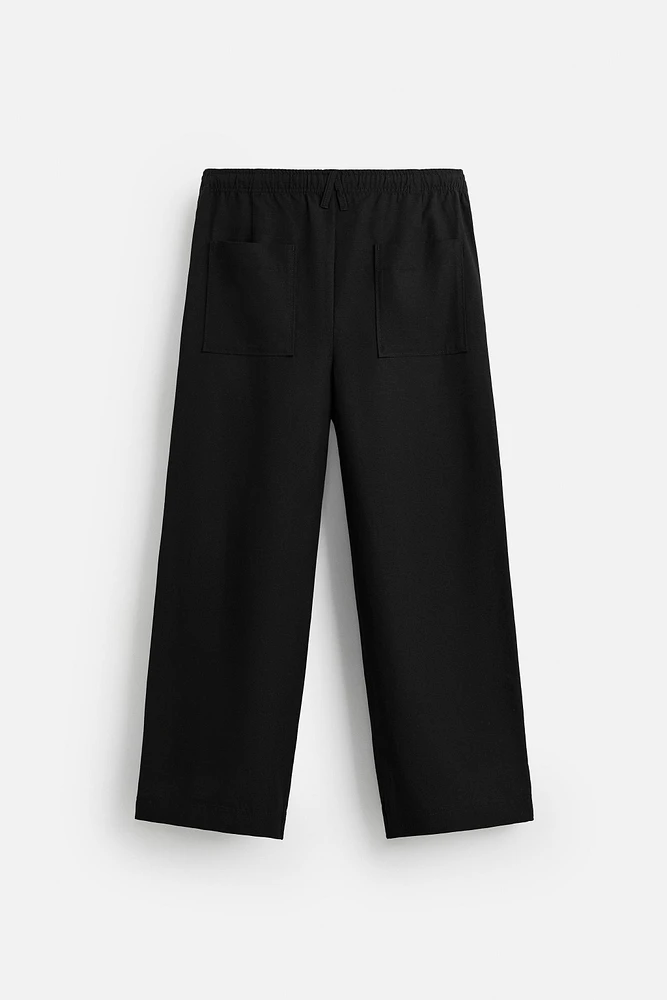 PANTALON REGULAR FIT TAILLE JOGGER