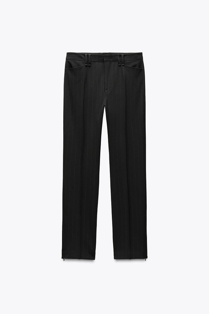 PANTALON À RAYURES FINES COLLECTION ZW