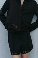 ZW COLLECTION CROCHET SHIRT