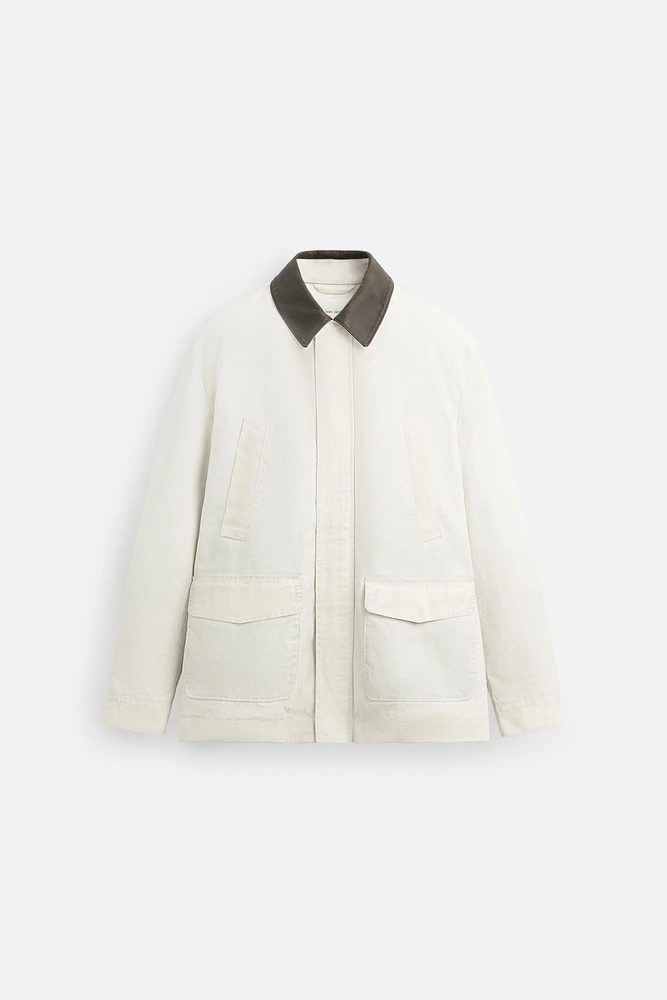 VESTE DÉLAVÉE BIMATIÈRE