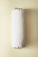 CHILDREN'S BOLSTER CUSHION WITH EMBROIDERED DESIGN