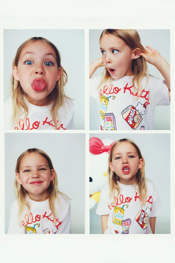 T-SHIRT À PIÈCES HELLO KITTY ©