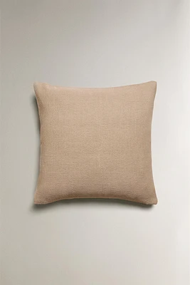HOUSSE DE COUSSIN JUTE ET COTON