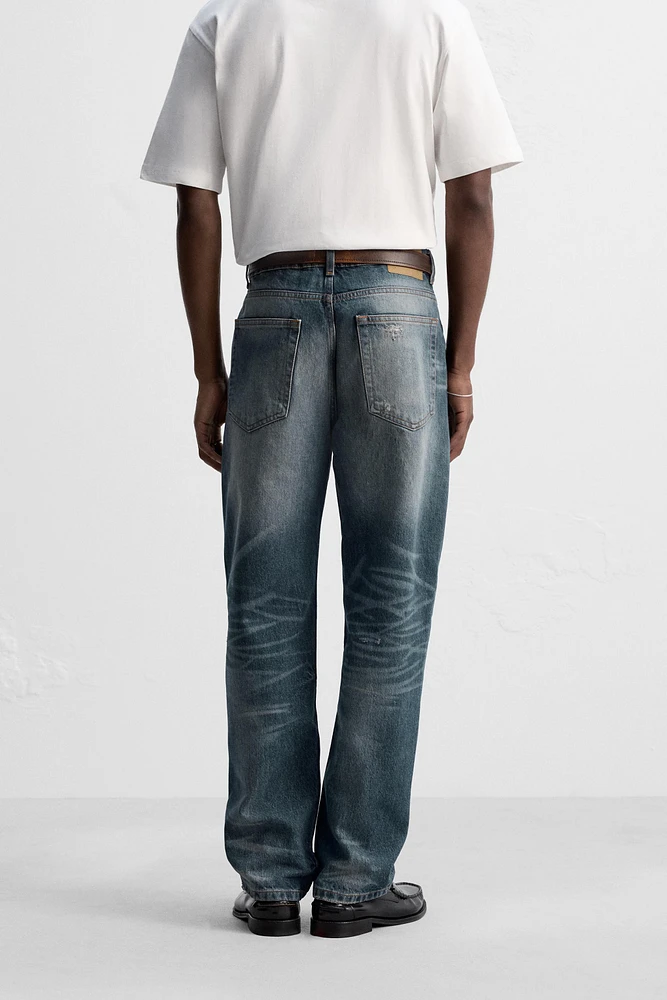 STRAIGHT ANKLE FIT JEANS
