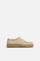 CHAUSSURES EN CUIR À SEMELLE IRRÉGULIÈRE