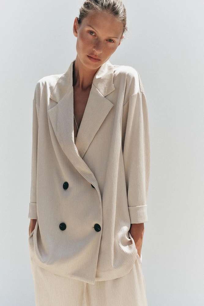 BLAZER EFFET PLISSÉ