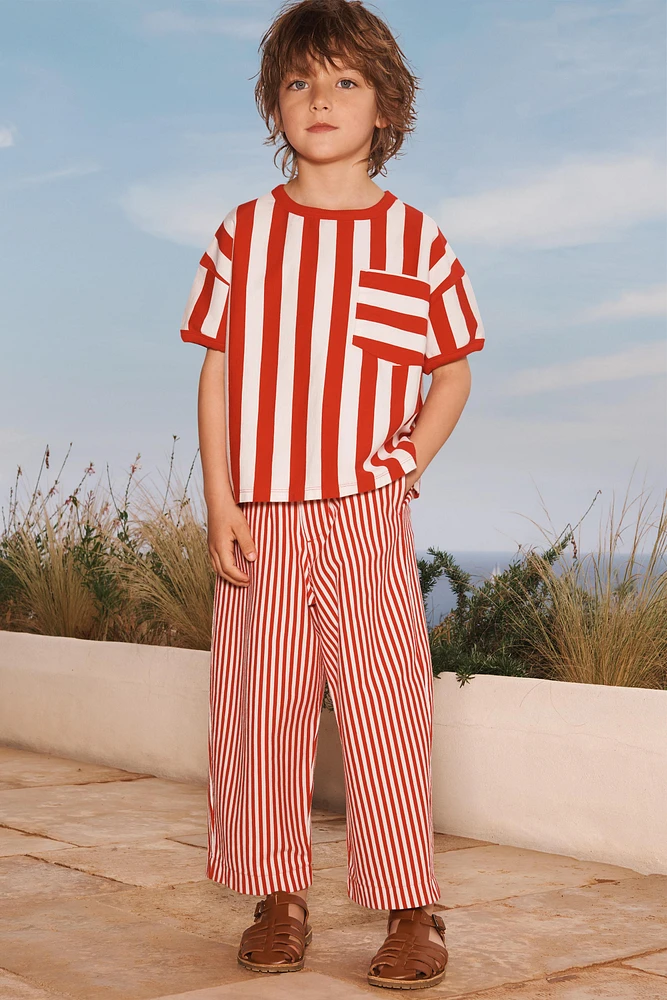 PANTALON BALLON RAYURES ÉDITION LIMITÉE
