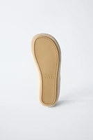 LEATHER BALLET FLATS