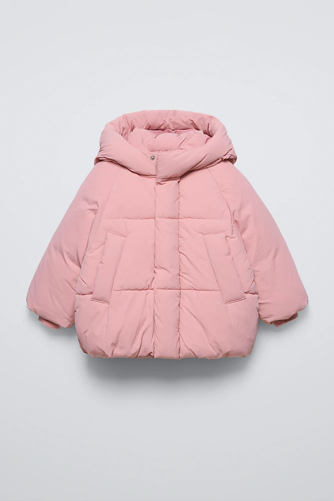 HOODED PADDED JACKET