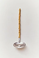 STEEL AND BAMBOO SERVING SPOON