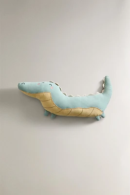 COUSSIN ENFANT COTON CROCODILE