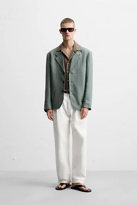 BLAZER DE COSTUME 100 % LIN