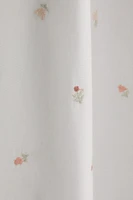 EMBROIDERED PANTS WITH LILIES