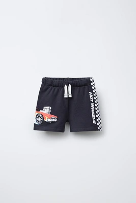 HOT WHEELS™ MATTEL PRINTED FLEECE SHORTS