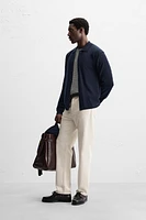 LYOCELL BLEND KNIT SHIRT