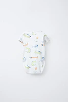 FIVE-PACK OF PUPPY BODYSUITS
