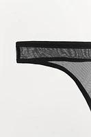 MESH THONG