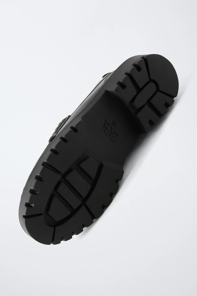 CHAUSSURES D'ÉCOLIER EN CUIR