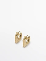 Irregular hoop earrings