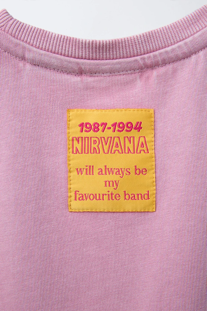 HEAVY WASHED EFFECT NIRVANA ® T-SHIRT