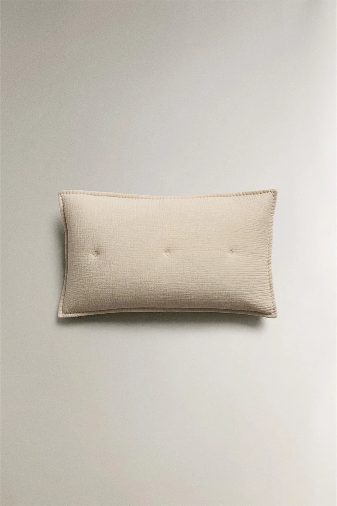 CHILDREN’S MUSLIN THROW PILLOW COVER