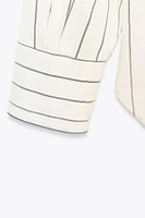 ZW COLLECTION STRIPED OVERSIZE SHIRT