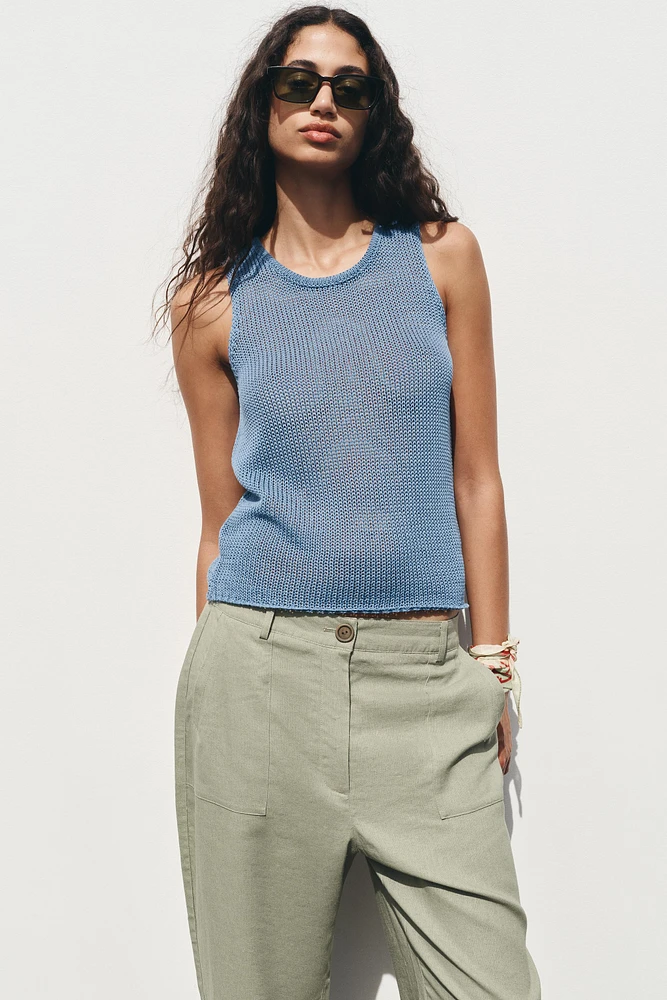 PANTALON DE JOGGING AVEC LIN