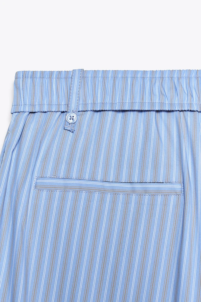 PANTALON DE STYLE PYJAMA À RAYURES