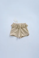ZARA TIMELESS - BERMUDA EN MAILLE À VOLANT