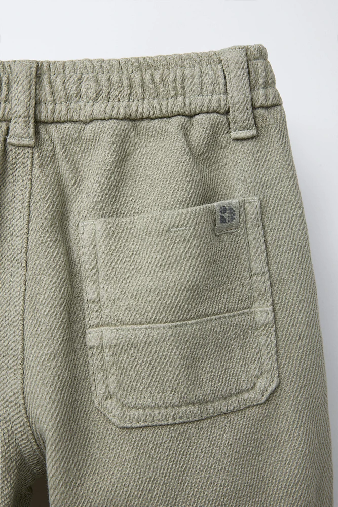 PANTALON DROIT EN SERGÉ
