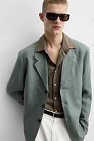 SUIT JACKET 100% LINEN