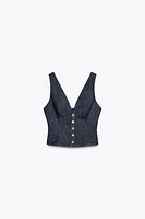 TOP Z1975 COURT EN DENIM