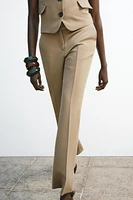 FLARED HIGH WAIST PANTS