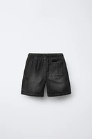 FLOWY DENIM SHORTS