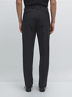 100% wool suit trousers