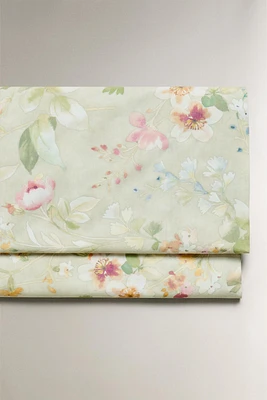 DRAP DE DESSUS IMPRIMÉ FLORAL