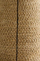 LOW SEAGRASS VASE WITH LINE