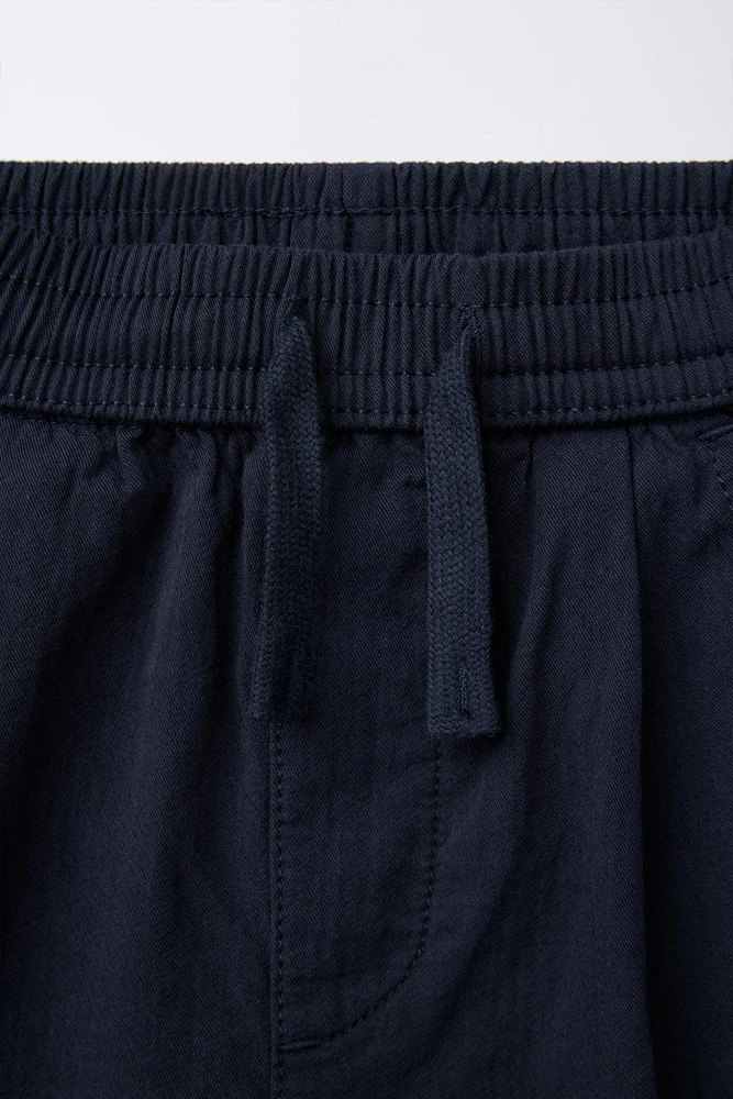 TEXTURED BAGGY PANTS