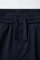 TEXTURED BAGGY PANTS