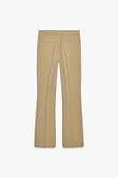 FLARED HIGH WAIST PANTS