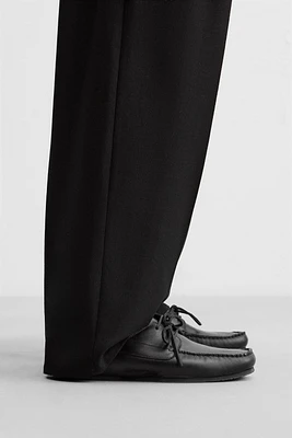 CHAUSSURES BATEAU EN CUIR