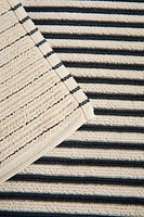 COLORED STRIPE BATH MAT