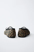 ANIMAL PRINT BALLET FLATS