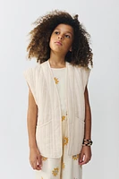 GILET SANS MANCHES MATELASSÉ TEXTURÉ