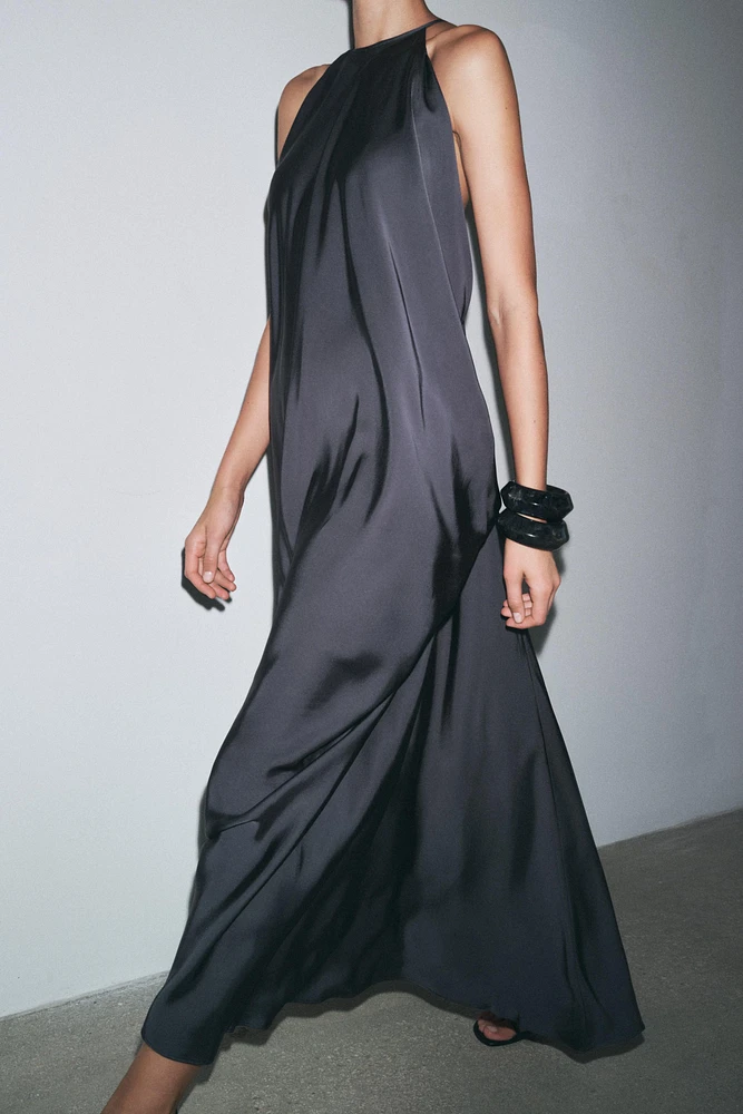 SATIN EFFECT DRESS ZW COLLECTION