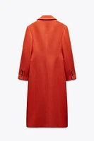 FITTED WOOL BLEND COAT ZW COLLECTION